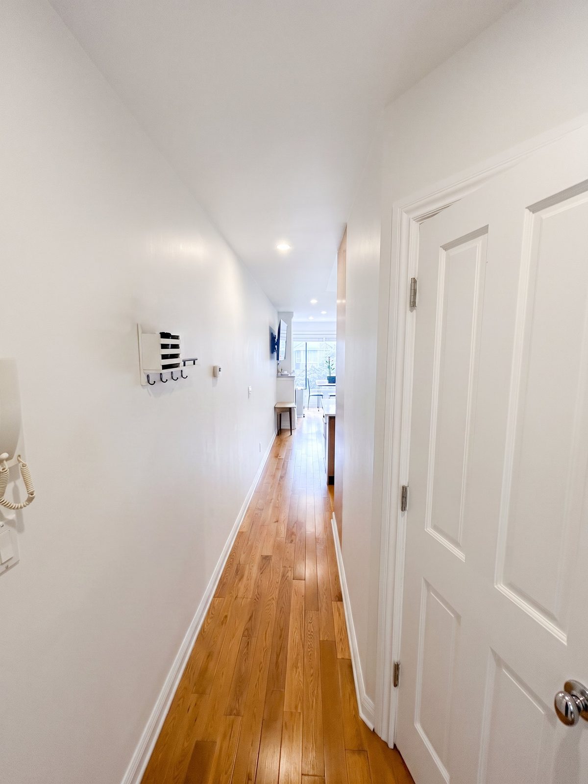 Bright clean hallway